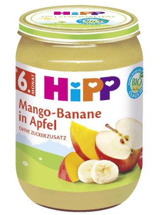HiPP -  mangue-banane / pomme- from 6 Months 190g