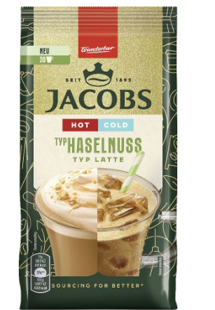 Jacobs -  Hazelnut Latte, - 340g