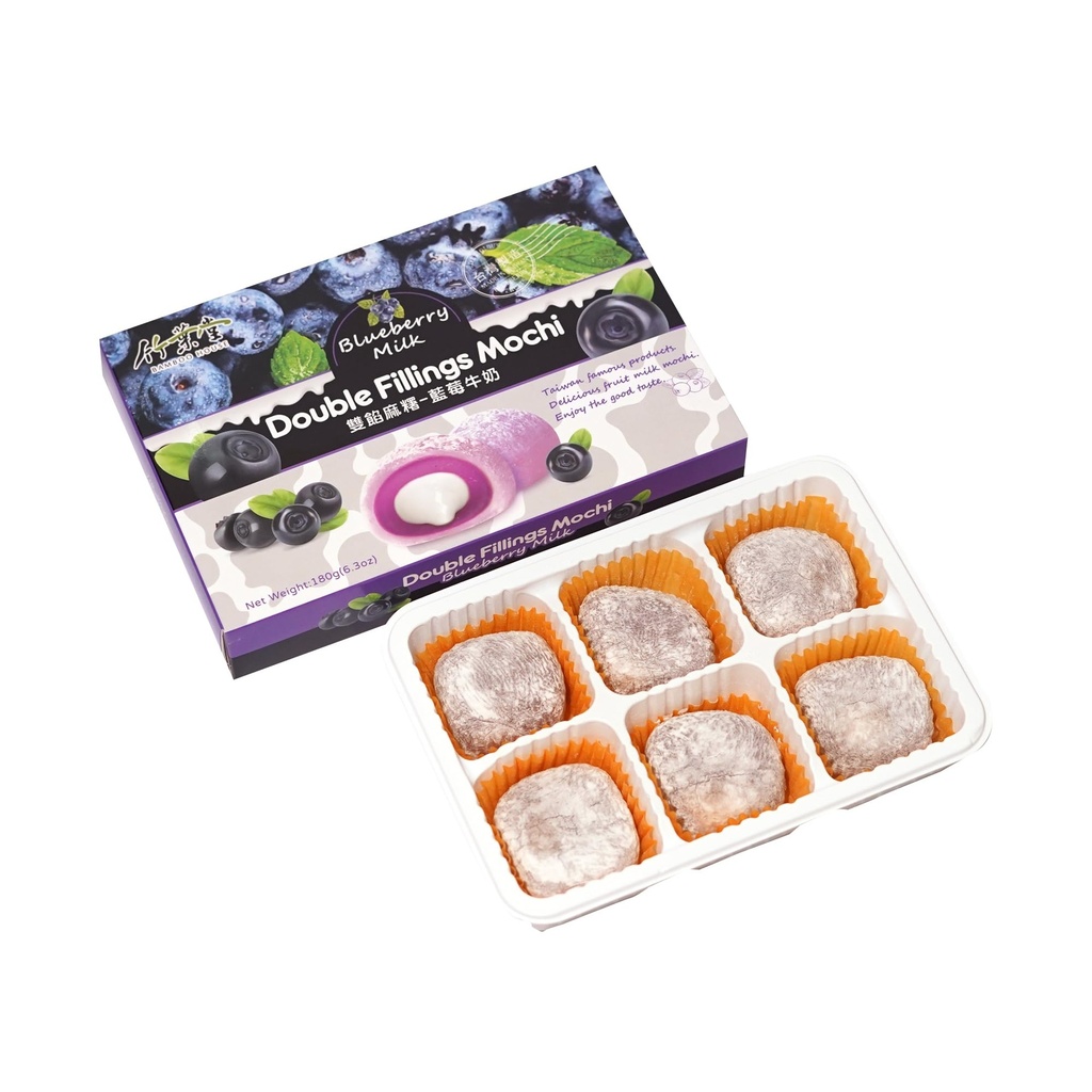 BAMBOO HOUSE Double Filling Blueberry Mochi 180g