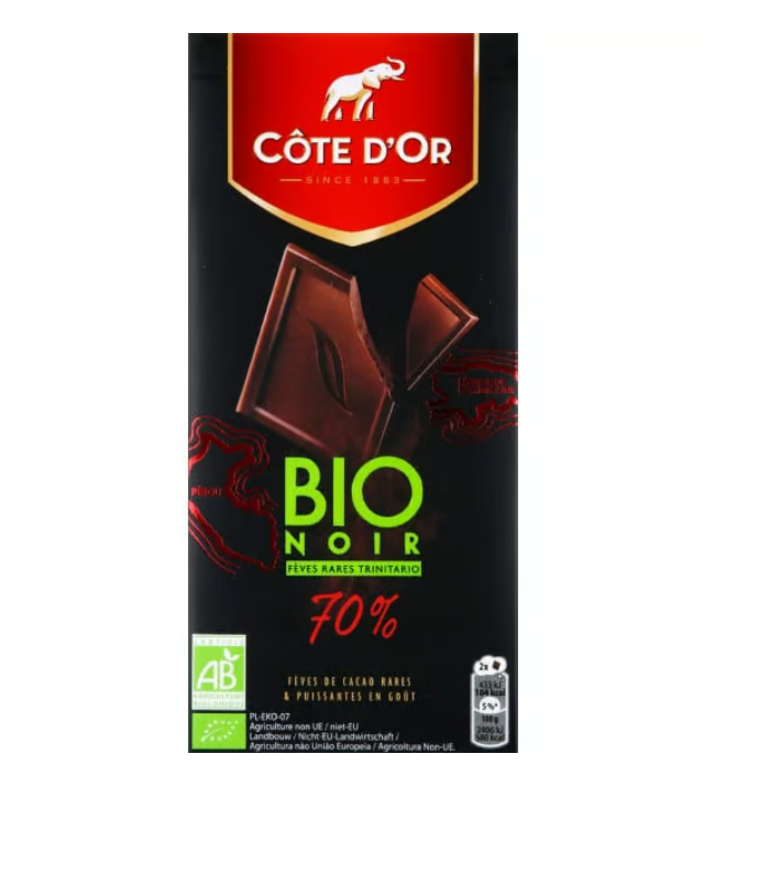 Côte d’Or Bio Noir 70%  