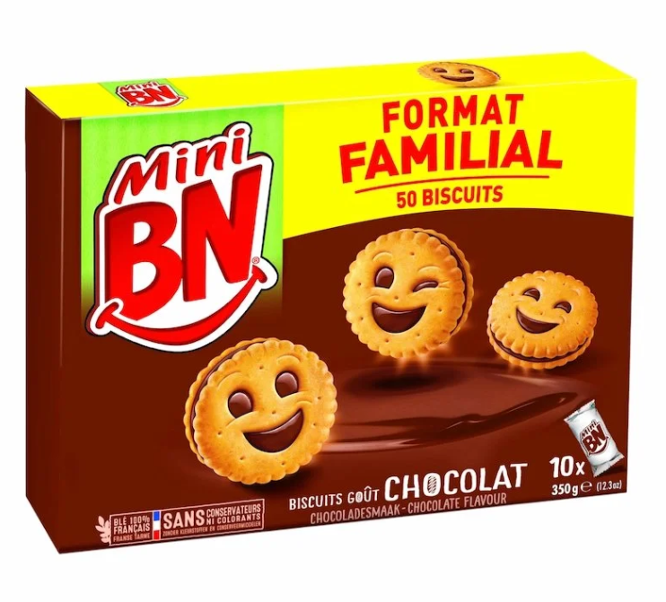 BN Mini Chocolat 350g (50 biscuit)