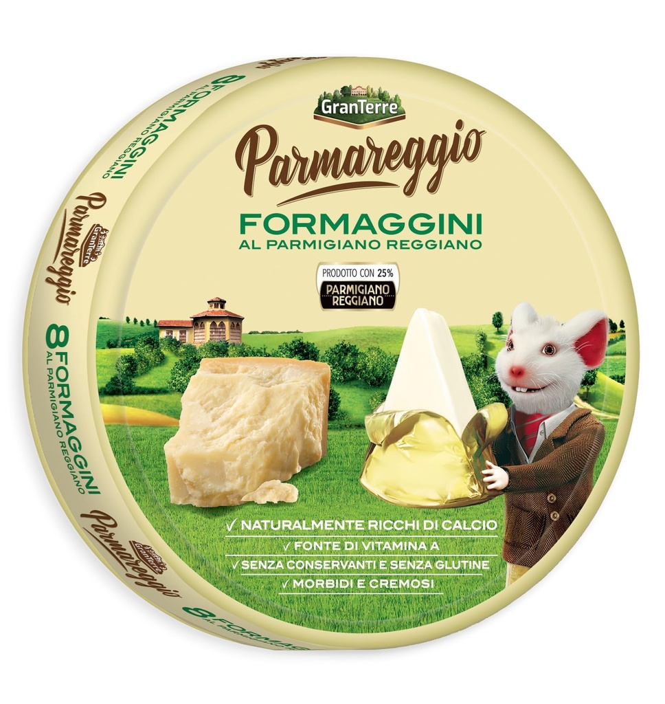 Parmareggio 8 Formaggini al Parmigiano Reggiano, 140 Gr