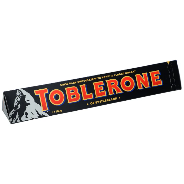 Toblerone Dark Chocolate WITH Honey & Almond 100g 