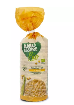 Amo Essere Galette de maïs bio sans gluten, 120 g