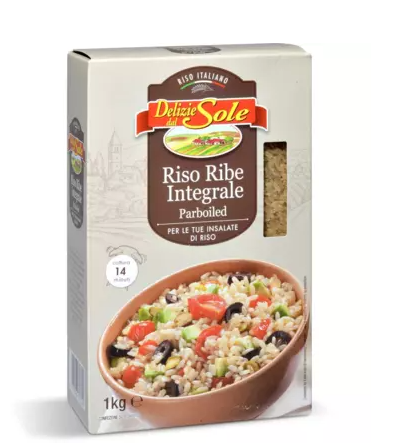 DELIZIE DAL SOLE  Riz Complet  " Riso Ribe Integrale parboiled " 1kg 