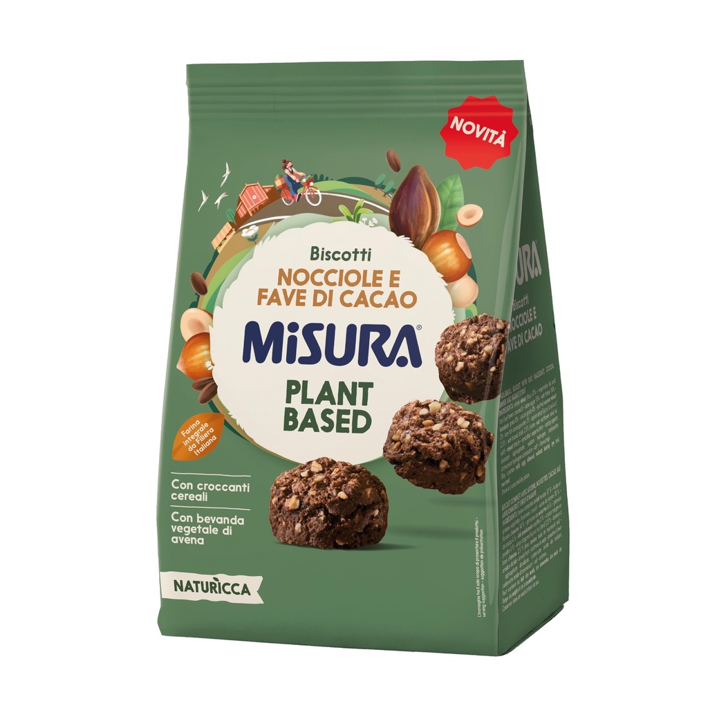 Misura Naturìcca aux noisettes et aux fèves de cacao, à base de plantes, 260 g
