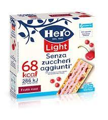 Hero 6 barrette Frutti Rossi Sans Sucre 