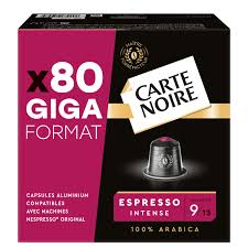 CARTE NOIRE Intense Pure Arabica Capsules, Intensity 9 (80 capsules)