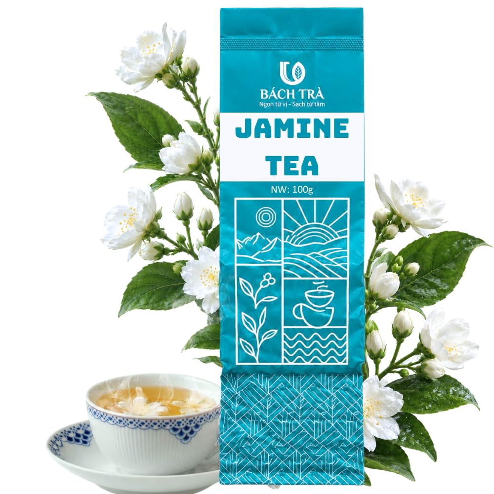 Loose-leaf jasmine green tea | Vietnamese tea buds | 200g