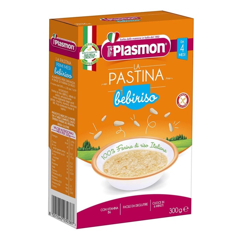 Plasmon La Pastina Bebiriso, pour Bébés de 4 mois 300g