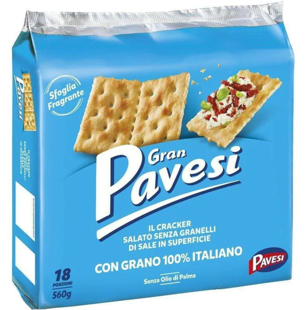 Gran Pavesi Unsalted Crackers - 560g