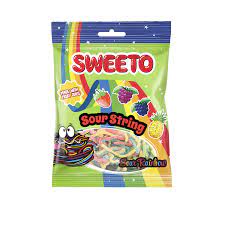 Sweeto String Sour Rainbow 80g