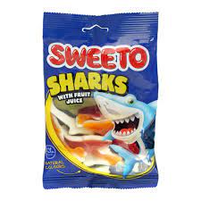 Sweeto Jelly Sharks Fruit Juice - 80g