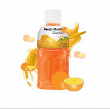 Mogu Mogu Jus Orange avec la Noix de Coco Fermentée en Cubes. 320ml