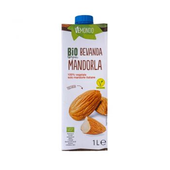 Lait bio amande Mandorla 100% Vegetale 1L