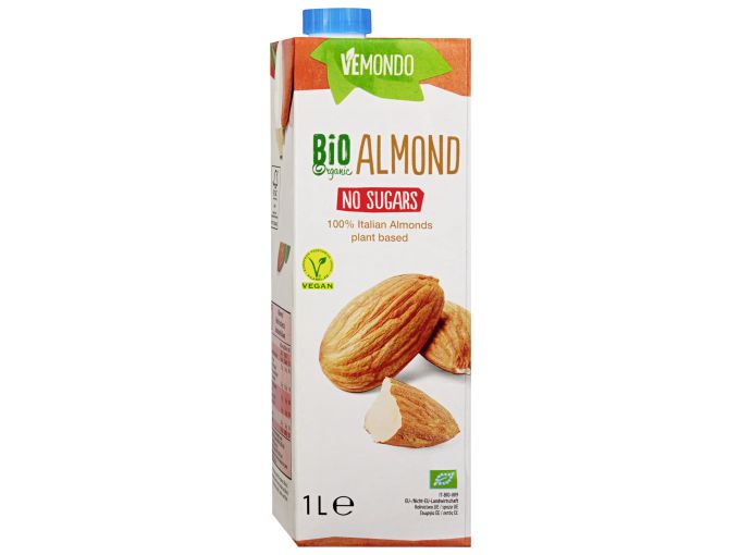 Lait bio amande Mandorla 100% Vegetale Sans Sucre 1L