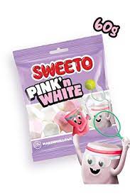 Sweeto Marshmallow Pink&white 60gr