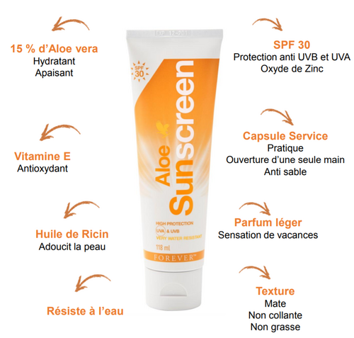 Forever Aloe Sunscreen (118ml)