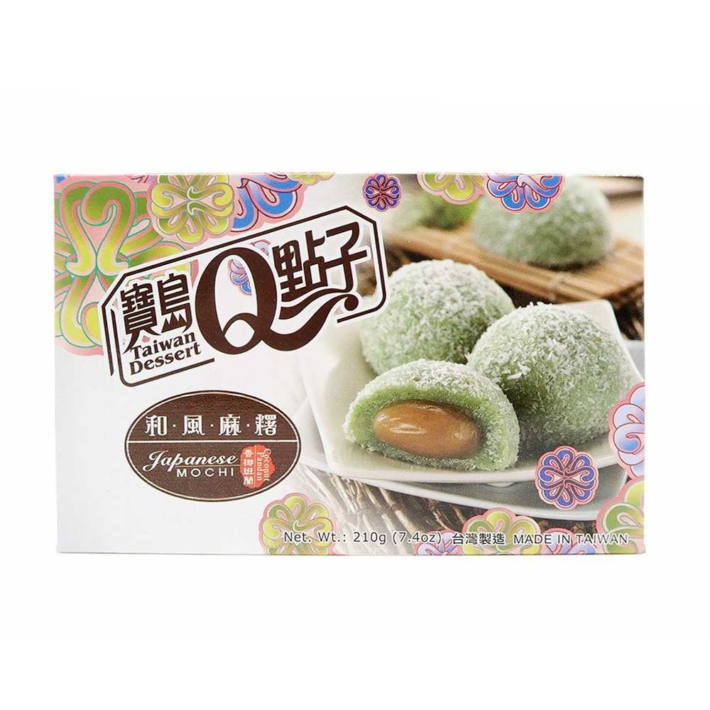 Mochi Noix de Coco Pandan - Dessert Taïwanais - 210 g