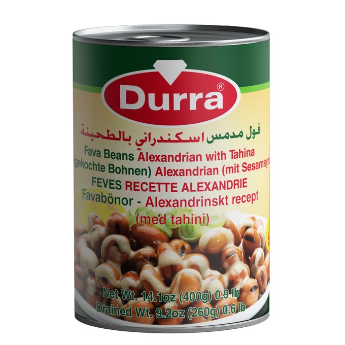 Foul Medammas Au Tahina Recette Alexandrie Durra 400 gr 