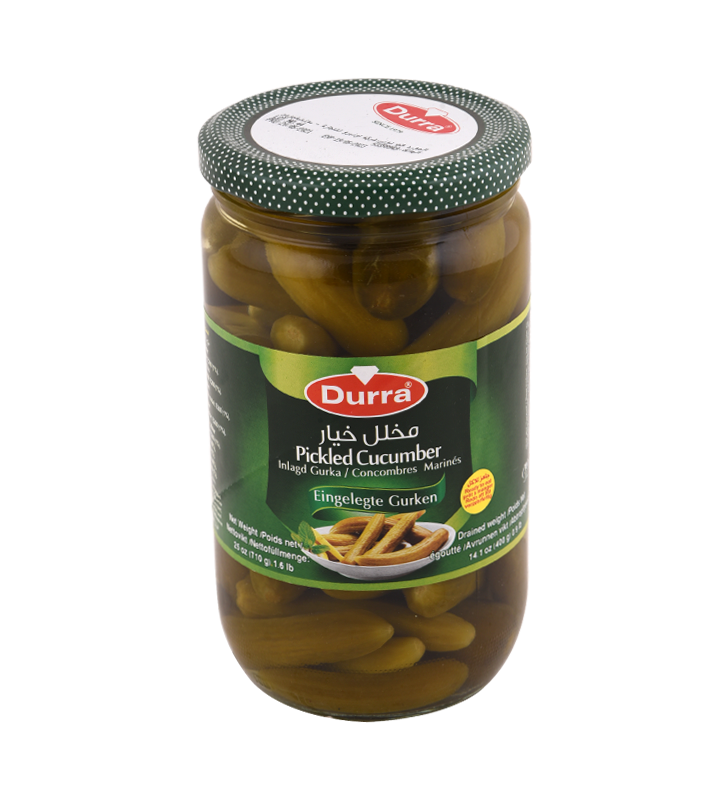 Vinegar-Marinated Cucumbers Durra 720 gr 