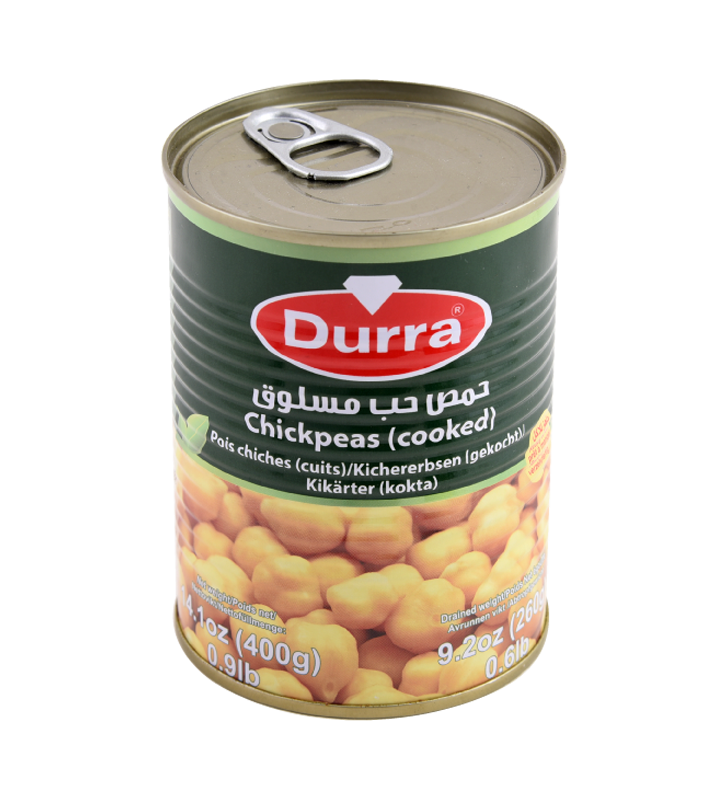 Cooked Chickpeas  Durra 400 gr 