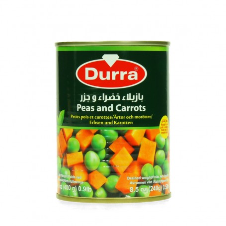 Petits Pois Et Carottes Durra 400 gr 