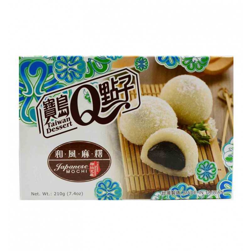 Mochi Sésame & Coco (Noix de coco) - Dessert Taïwanais - 210 g