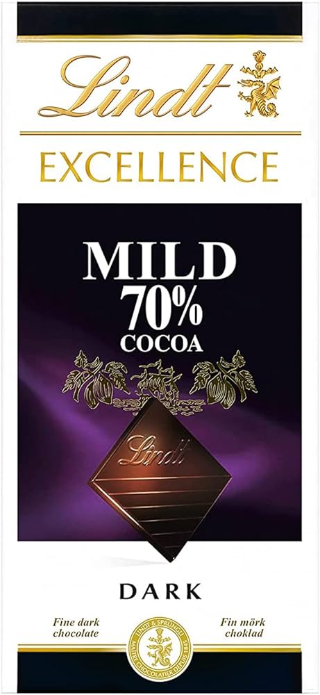 Lindt Excellence 70% Mild Dark Cocoa 100 gr