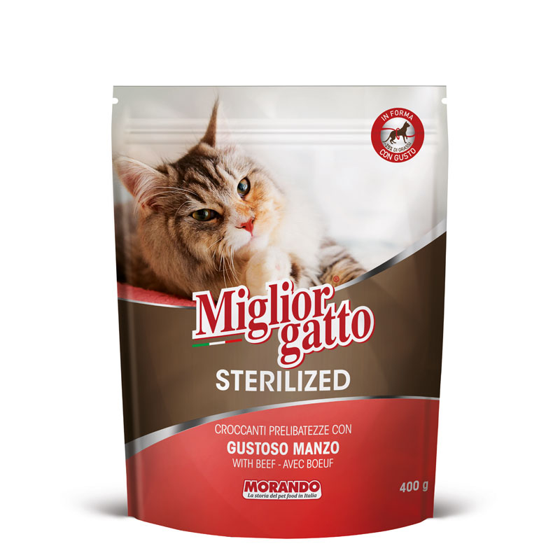 Miglior Gatto Cat Pochon Sterilized Beef 400 gr 