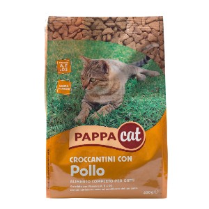 PappaCat Croquette pour Chat poulet 400gr 