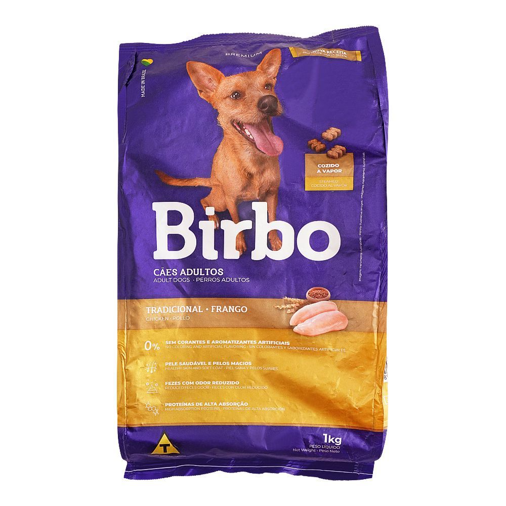 Birbo Premium Tradicional Chicken Adult Dog Food, 1 KG