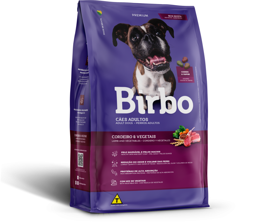 Birbo Premium Agneau & Légumes Croquettes pour chiens adultes, 1 KG