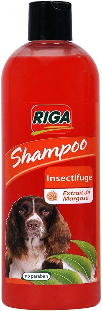 Shampooing Riga insectifuge chien aux extraits de margosa 500 ml
