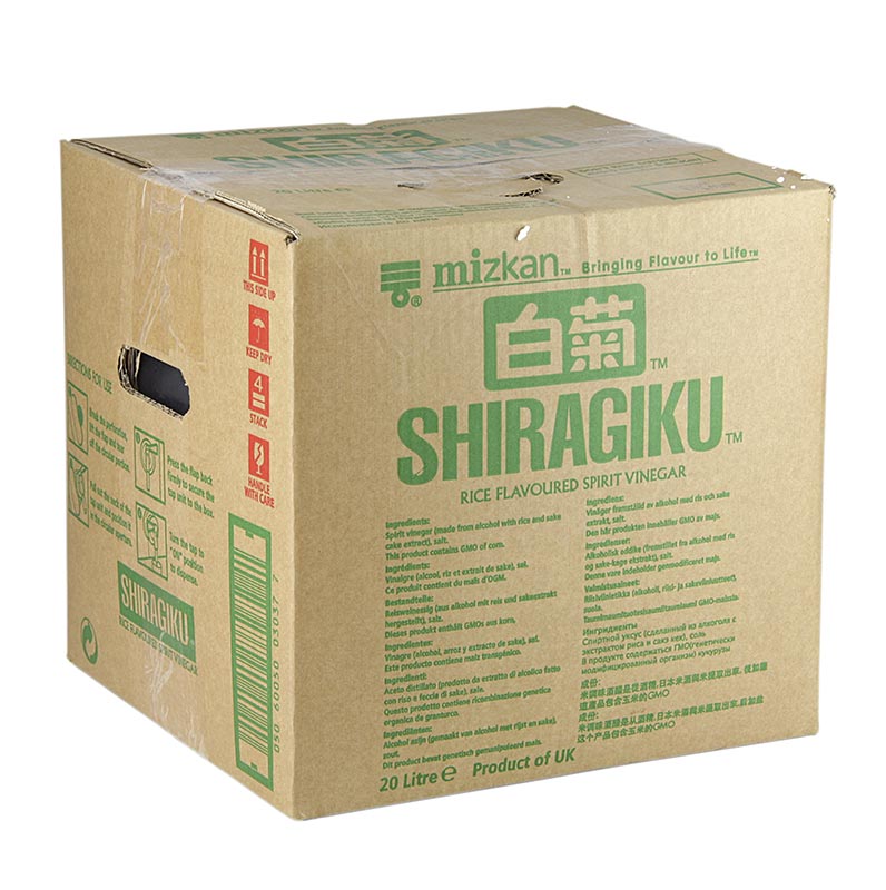 Vinaigre de riz Mizkan Shiragiku - 20 l