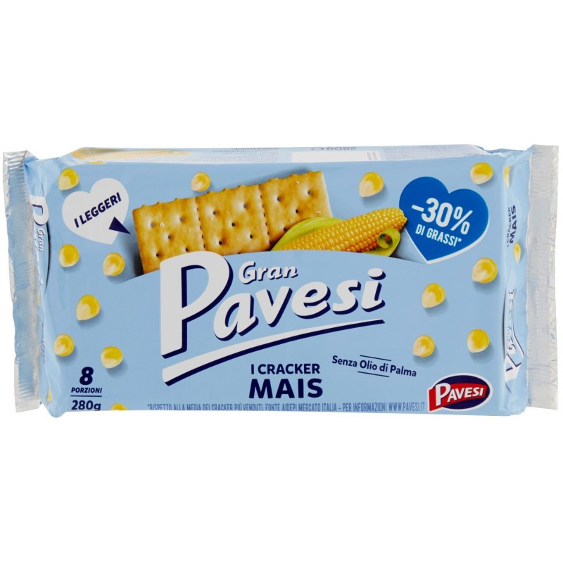 Gran Pavesi Crackers with Mais- 280g 