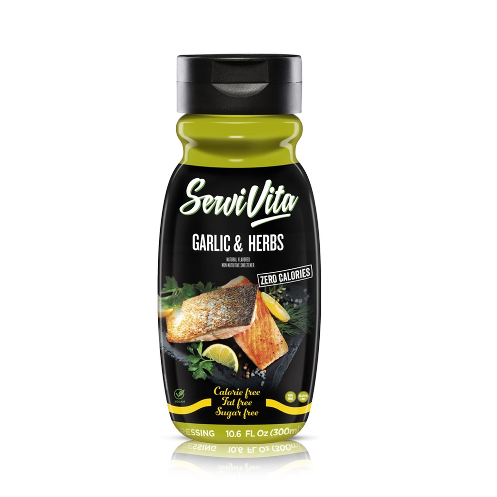 Servivita Zero Calorie Garlic & Herbs Sauce 320ML 