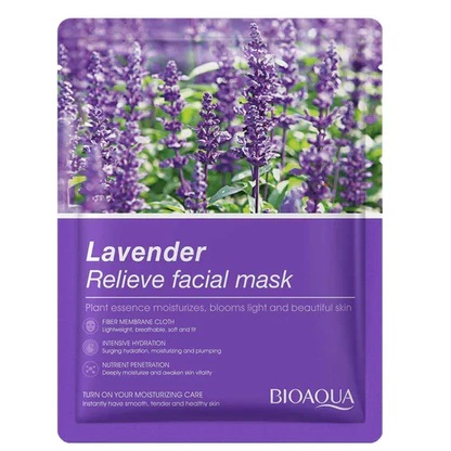 BIOAQUA Lavender Plant Essence Moisturizing Sheet Mask 