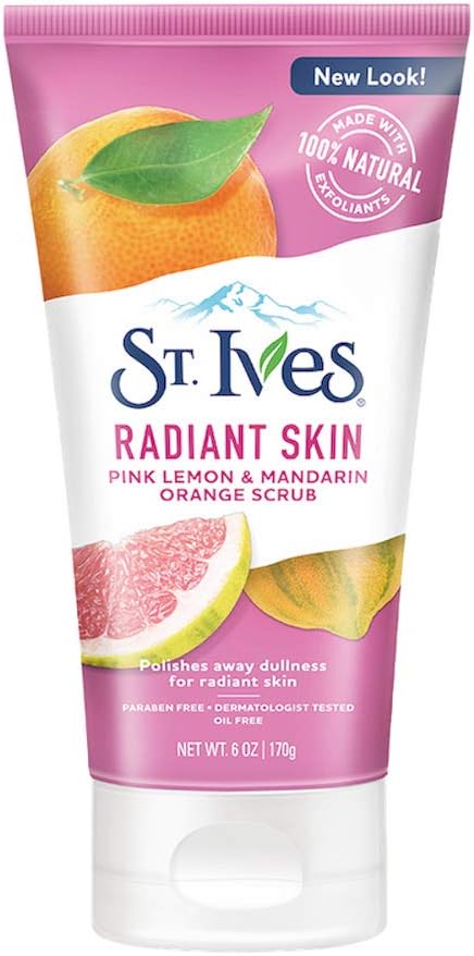 Gommage au citron rose et à la mandarine pour une peau radieuse | St. Ives®