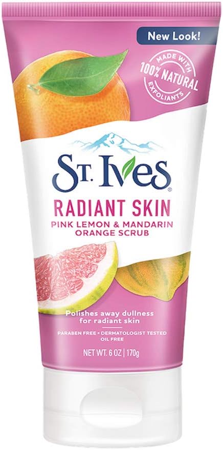 Radiant Skin Pink Lemon &amp; Mandarin Orange Scrub | St. Ives®