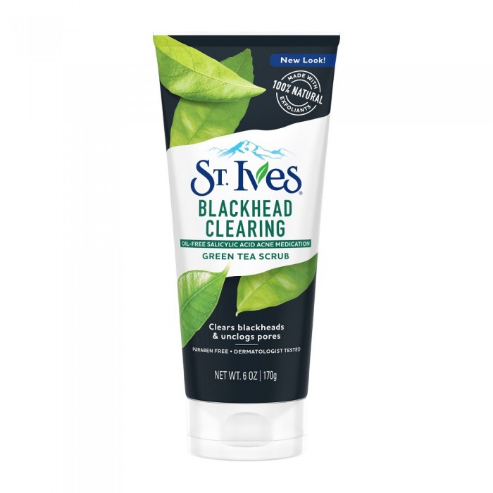 Blackhead Clearing Green Tea & Bamboo Scrub | St. Ives® 