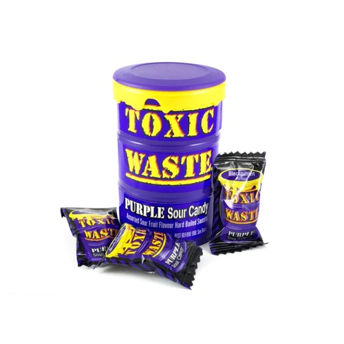 Toxic Waste Toxic Waste Purple Sour Candy Drum 42g