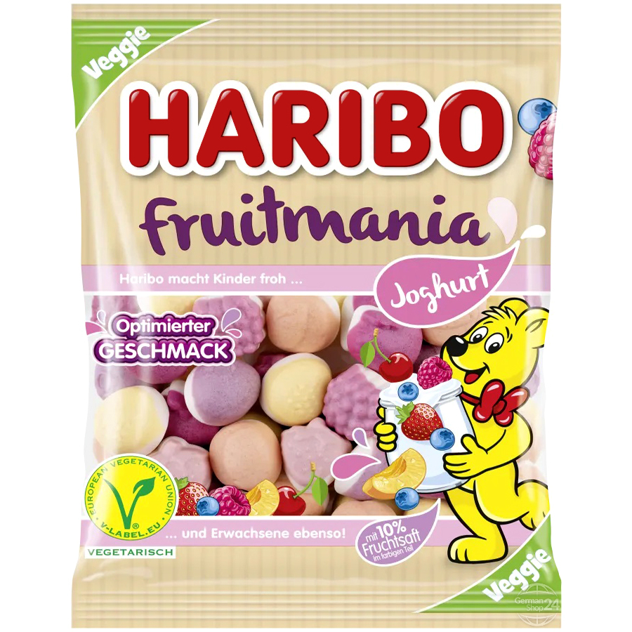 Haribo Fruitmania Yogurt 160 gr 