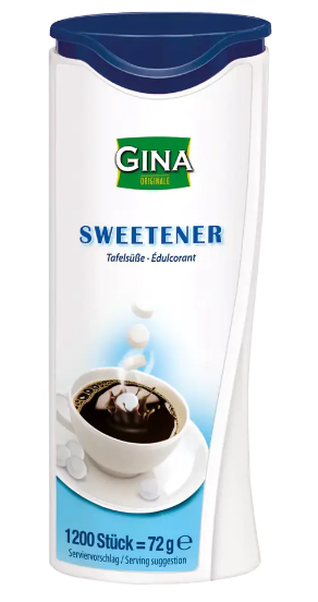 Gina Sweetener 72 gr sans calorie