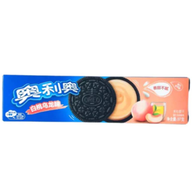Oreo Sandwich Biscuit - White Peach Oolong