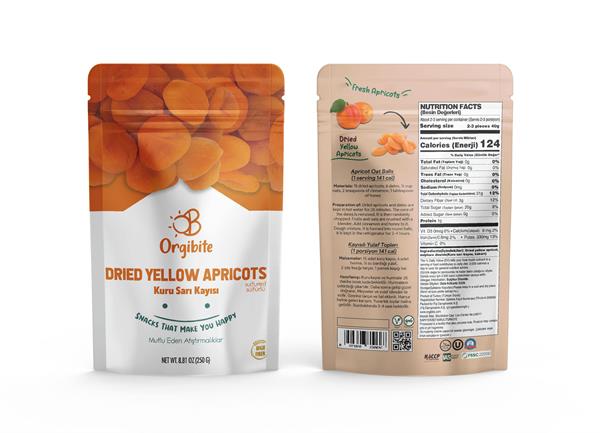 Dried Yellow Apricots  250 gr  