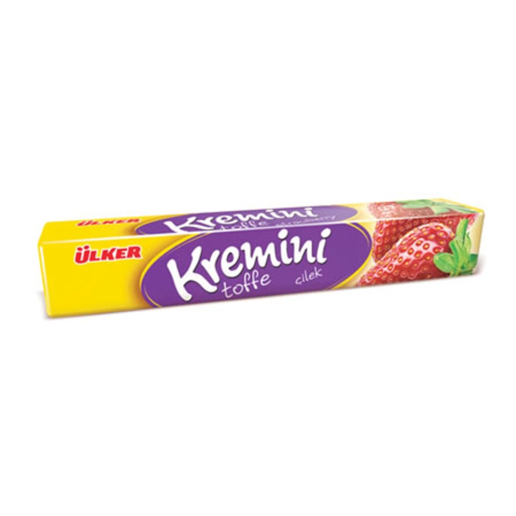 Ülker Crème Sucre Fraise 44 G bonbons à la gelée.