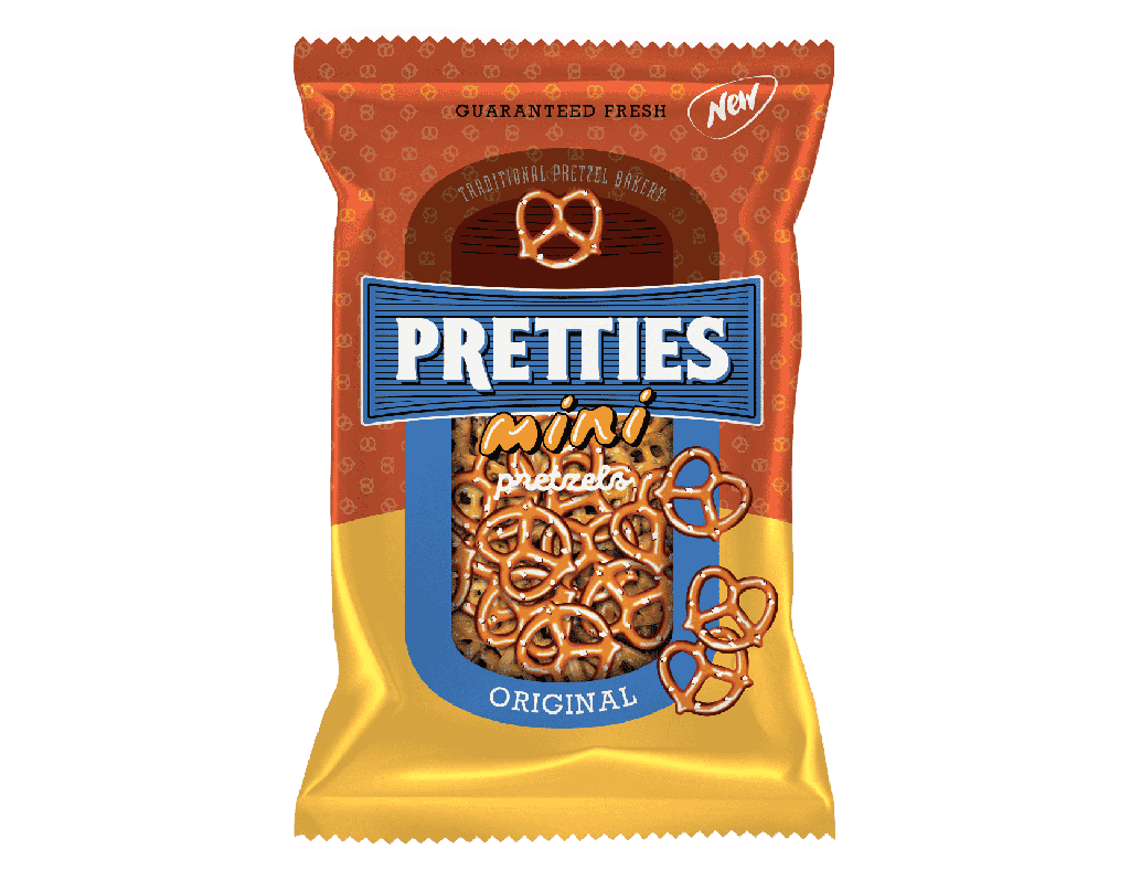 Pretties | Mini Pretzels -255 gr
