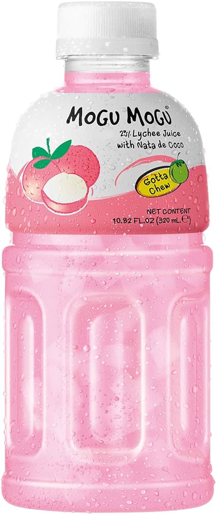  Mogu Mogu Jus Lychee avec la Noix de Coco Fermentée en Cubes 320ml 