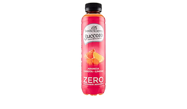 San Benedetto Juicy Zero Sugar carrot lemone 40cl